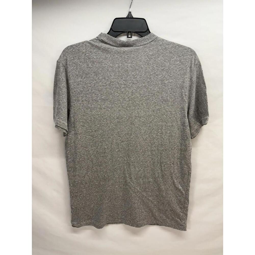 American Eagle Vintage Vault Mens T-Shirt Gray Short Sleeve Green Logo Sz Small - Picture 2 of 5